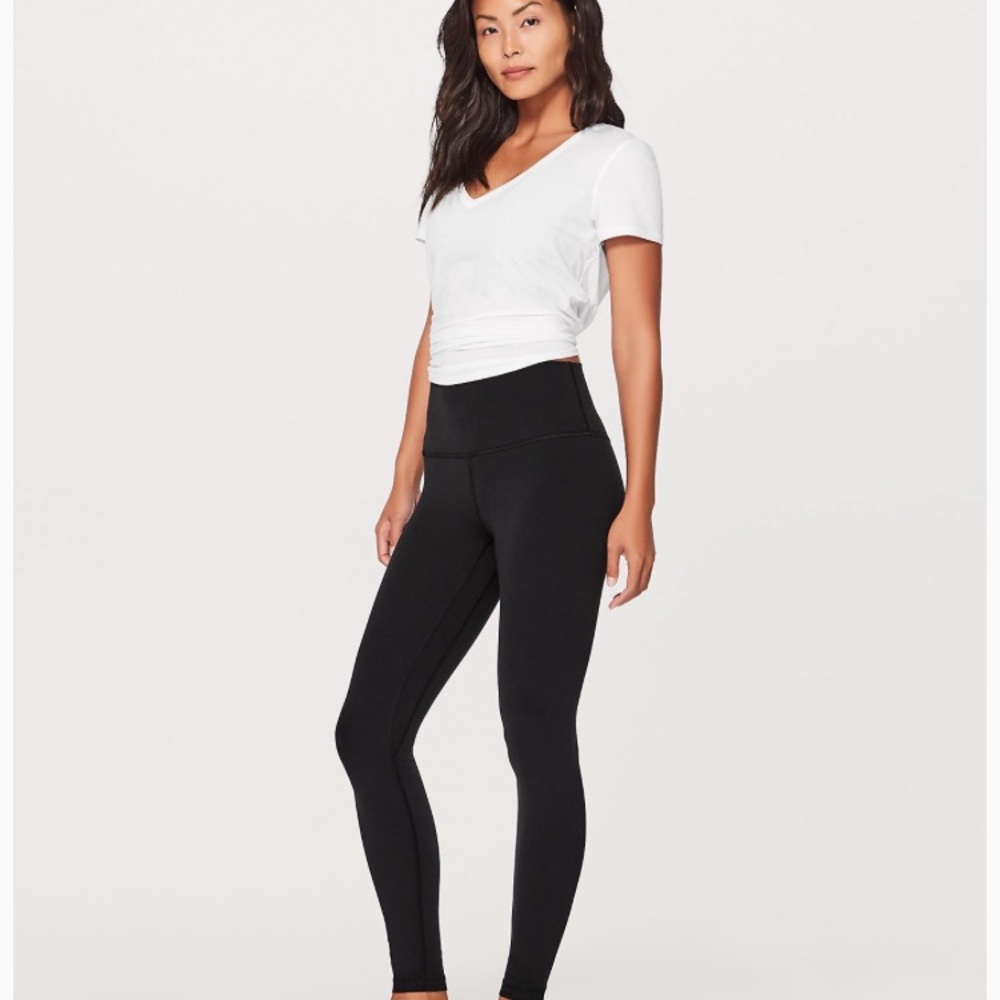 Lululemon align HR full pant in black.